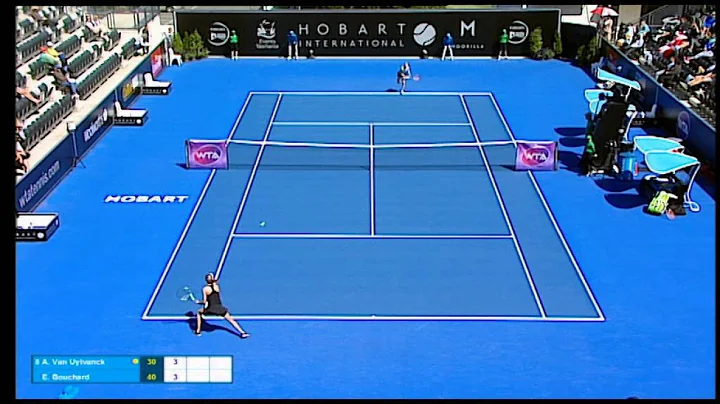 Alison Van Uytvanck v Eugenie Bouchard highlights ...