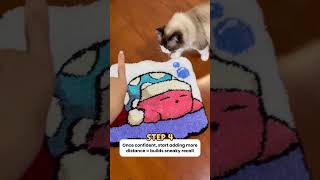 Cat training starts with a boop…