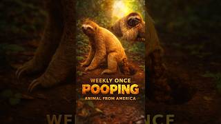 Do THREE Toed Sloths Really Lose 30% Body Weight After Pooping?❓#shortvideo #ytshorts #viralshorts