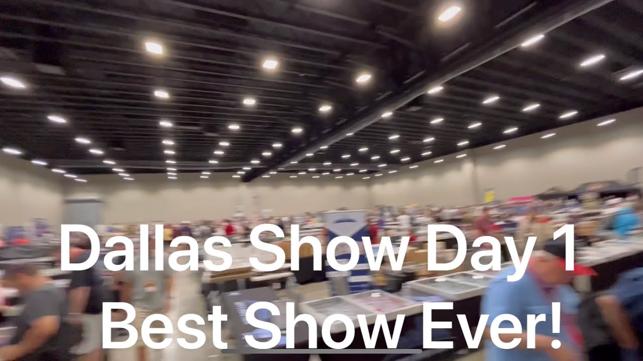 Dallas Sports Card Show Day 1! Best Card Show Ever ! Huge Quarterback