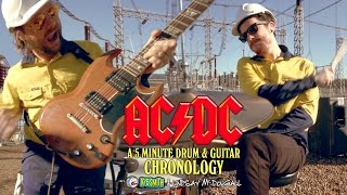 AC/DC: A 5 Minute Drum & Guitar Chronology - Kye Smith & Lindsay McDougall [4K] chords