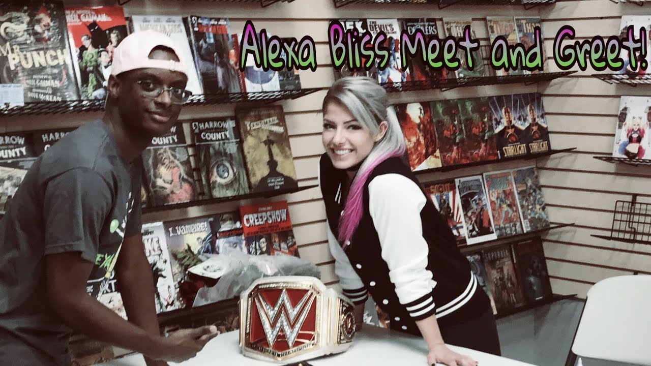 Meeting Alexa Bliss 03/30/18 (BELLINGHAM MA)
