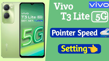 pointer speed setting on vivo t3 lite | vivo t3 lite pointer speed kaise badhaye