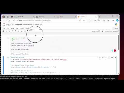 Basic Data Scrubbing using Jupyter Notebook