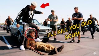 YouTuber Slapped an Old Veteran in Front of 45 Bikers | Bikers Punished Him Worst