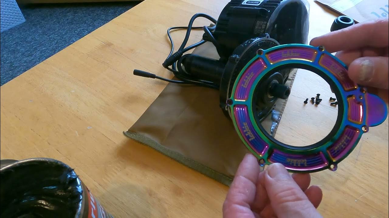 Bafang BBS01 and BBS02 grease the mid motor & fitting Lekkie Drive