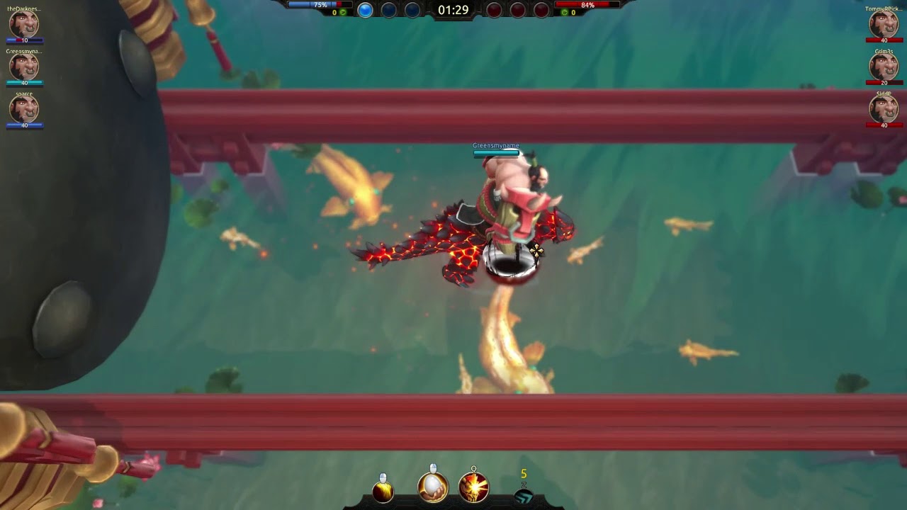 Battlerite Outside of Map Glitch - Patch 1.5 - Bakko's Egg Brawl