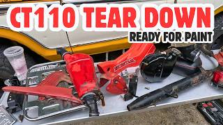 Stripping Down the CT110 for Its Makeover