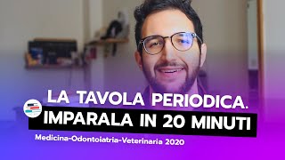 Come RICORDARE in 20 minuti la TAVOLA PERIODICA degli elementi  Test di Medicina.