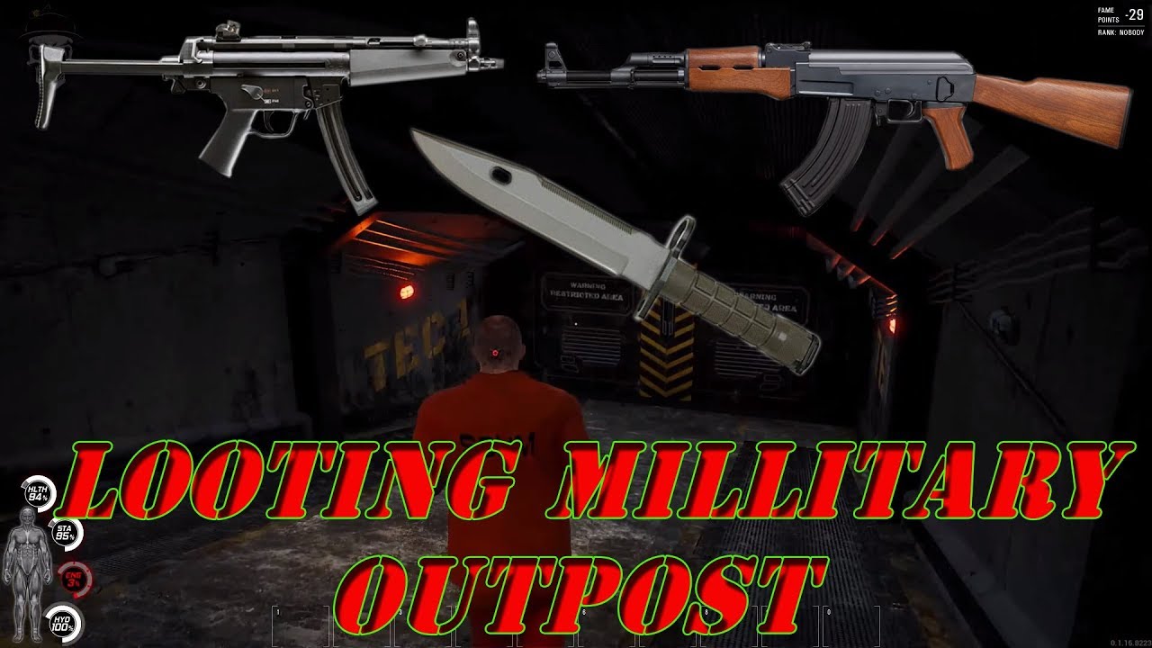 MILITARY OUTPOST,BASE,BUNKER LOOT BEST IN THE GAME!!!! [SCUM] YouTube