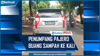 Viral Penumpang Pajero Sport Buang Sdanah Ke Kali Diburu Polisi