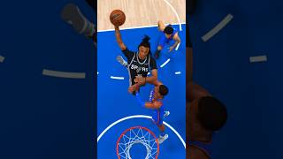 Stephon Castle With The Poster Dunk #nba2k26 #posterized #dunking #stephoncastle #spurs #ps5