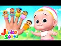 The Finger Family Song For Kids | Baby Finger | Daddy Finger | Nursery Rhymes with Junior Squad