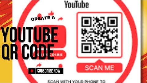 How To Create a QR CODE For YouTube channel 