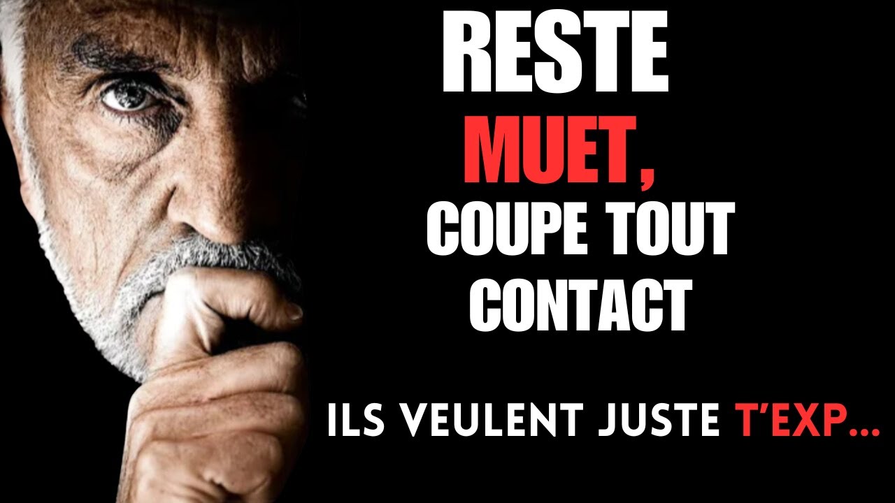 Plus j'écoute ces leçons de vie, plus ma VIE s'améliore Rapidement... en 2024