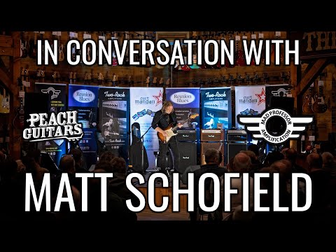 Matt Schofield talks about his new Mad Professor Supreme pedal at Peach Guitars!