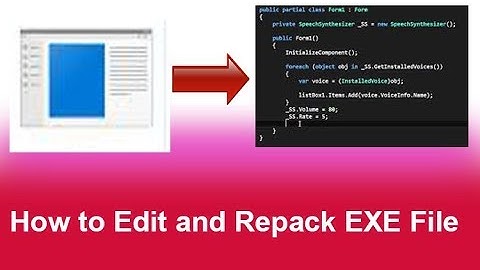 How to get Source code from .exe