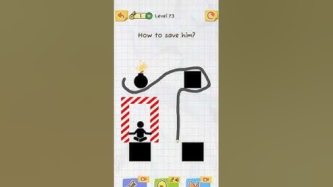 Draw 2 save || Level 73 - #shorts #draw2save #drawing #gameplay #androidgames #iosgames