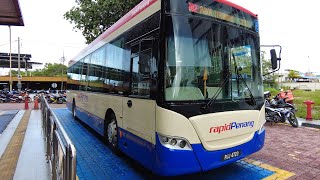 PJJ4723 at a Bus Stop | rapidPenang 10m Scania K270UB