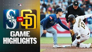 Mariners Vs. Padres Game Highlights 41626 Mlb Highlights