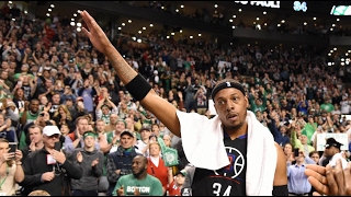 Paul Pierce's Final Game at TD GARDEN (Kisses Court, Nails Three Pointer, and More)