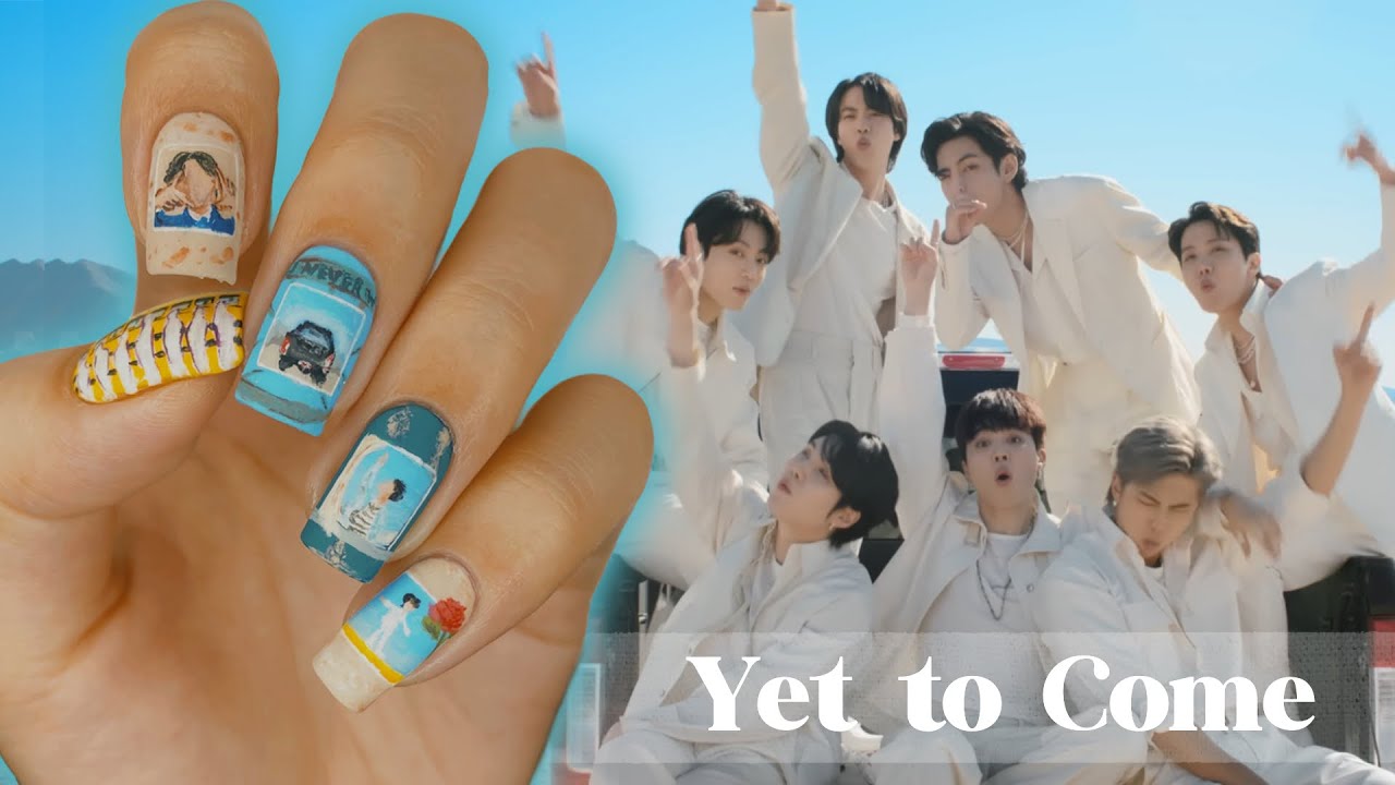 BTS 'Yet To Come' Nail Art Tutorial
