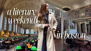 a literary weekend in boston & salem ✷ bookstores, historic libraries & autumn in new england