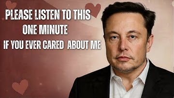 Elon Musk | If You Ever Cared About Me… Please Listen to This One Minute