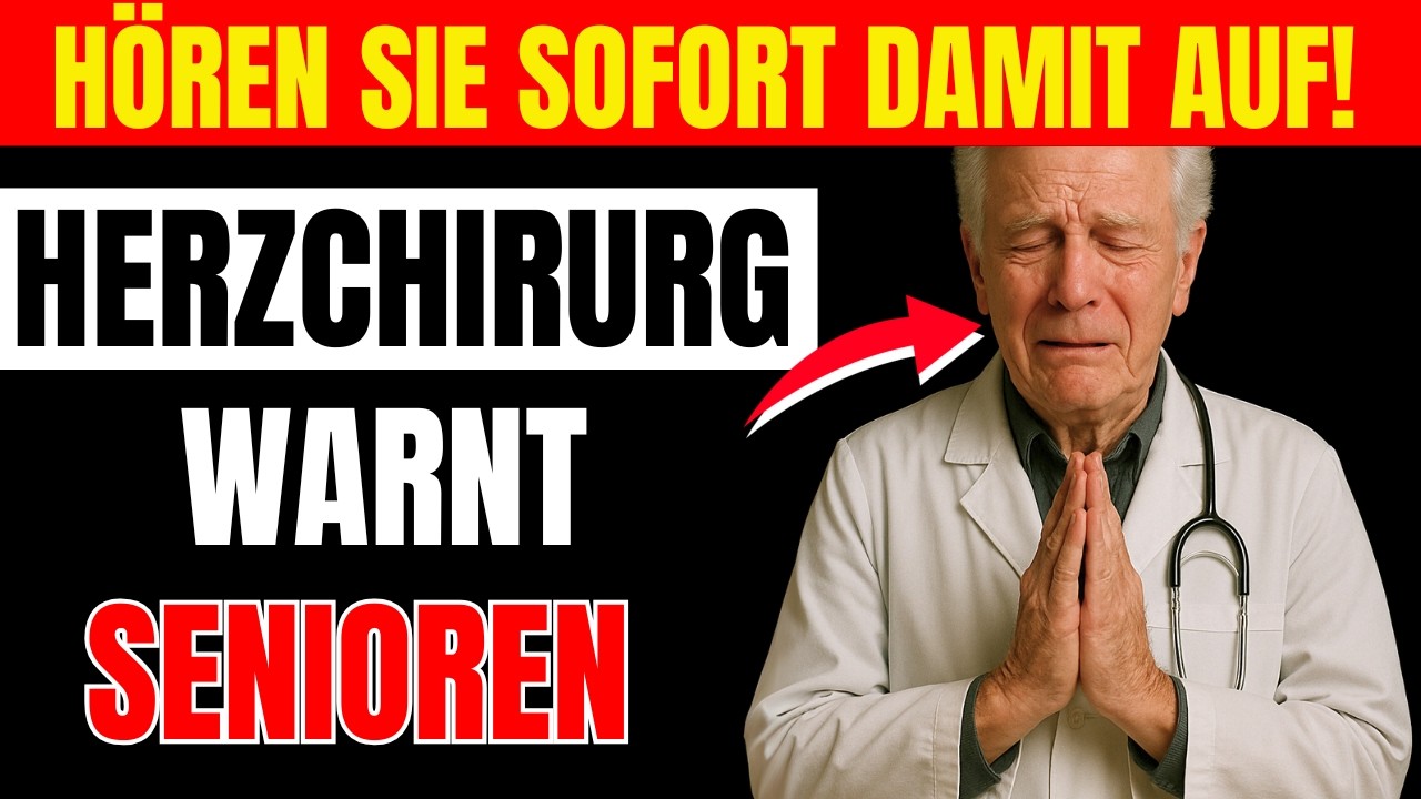 Ich bin Herzchirurg – dieser eine Fehler bringt Menschen über 60 in Lebensgefahr