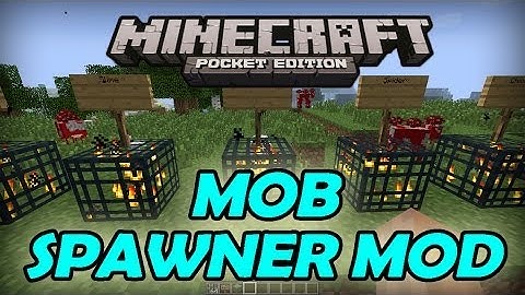 MOB SPAWNER! Minecraft PE: Mod Showcase [0.8.1]