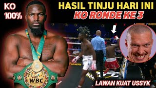 Download lagu Hasil Tinju Dunia HARI INI !! Brutal KO Ronde ke 3 Monster KO Kelas Berat | Tinju Oktober 2026