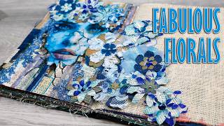 I Made Flowers From Denim, Napkins & Lace