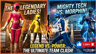 Power rangers fighting ll pink rangers yellow rangers blue Ranger fighting