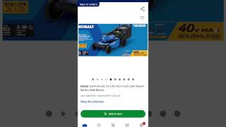 Best Battery Operated Lawnmower Super Cheap At lowes tooldeals lowesfinds