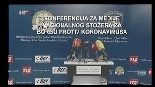 Tiskovna konferencija Stožera civilne zaštite RH, 30.7.2021.