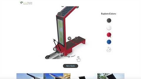 Threedium: 3D Solar Bench Configurator With Annotations - Published by EnGoPlanet