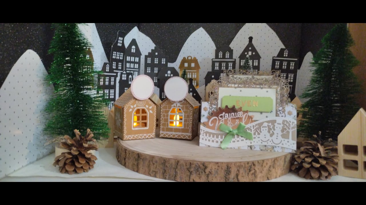 Tuto scrap  - Idées marques places pour Noël😀