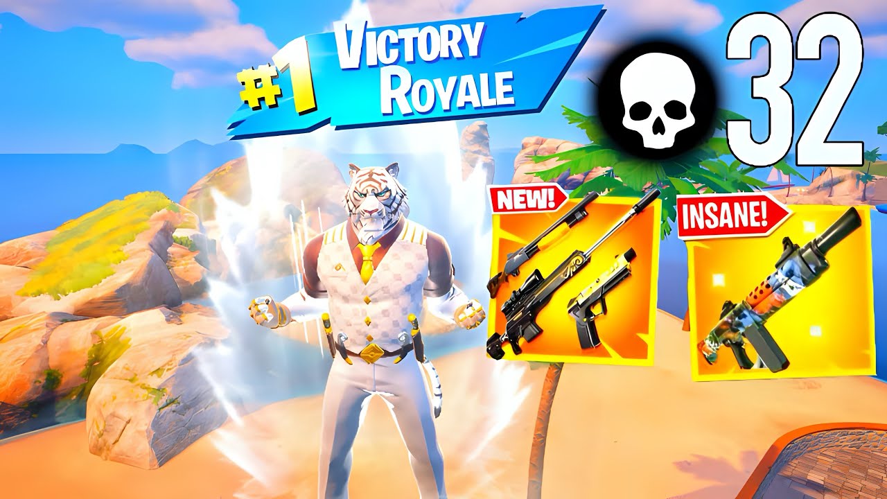 Champion Oscar Skin Gameplay 32 Kill Zero Build Solo Squad Win in