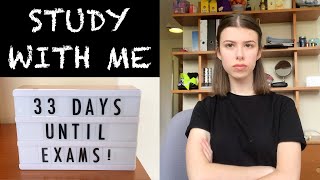 STUDY WITH ME IN EXAM SEASON: FOCUSED REVISION DAY IN THE LIFE (I mean business)