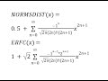 FACTDOUBLE NORMSDIST ERFC Taylor Maclaurin SERIESSUM LINEST Polynomial Regression Google Sheets