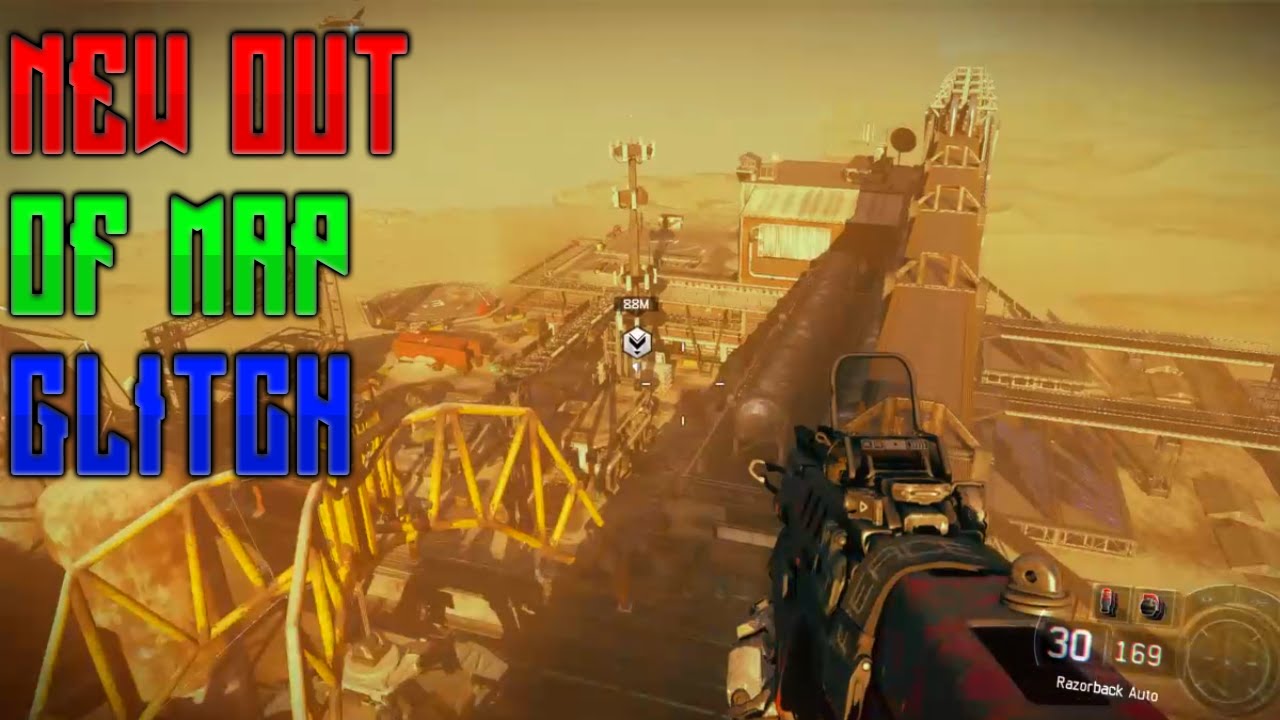 *NEW* Black Ops 3 Glitch: Sand Castle Glitch Out of the Map!