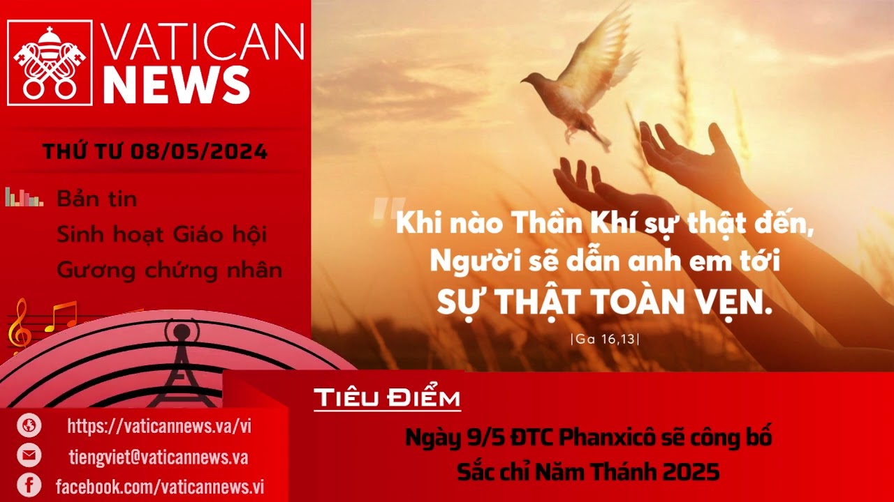 Radio thứ Tư 08/05/2024 - Vatican News Tiếng Việt