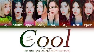 NMIXX (엔믹스) 'COOL (Your rainbow)' - You As A Member [Karaoke] || 8 Members Ver.
