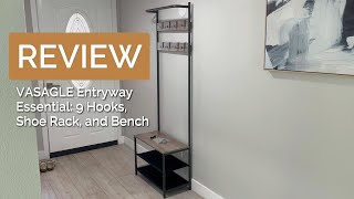 VASAGLE COAT RACK REVIEW