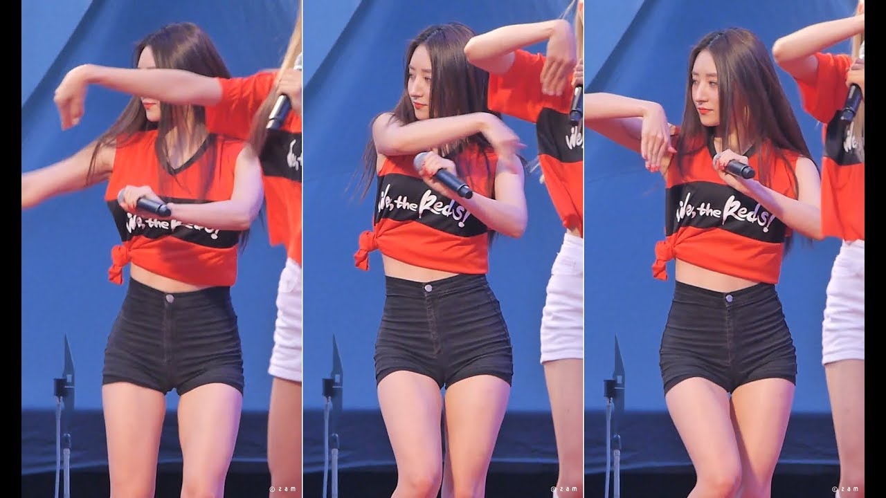 180627 드림캐쳐 수아 - 마룬5 Lucky Strike (러시아월드컵거리응원전 광화문광장) 직캠 fancam by zam