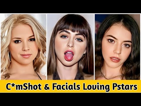 Super Amazing C MShot Facials Loving Prnstars