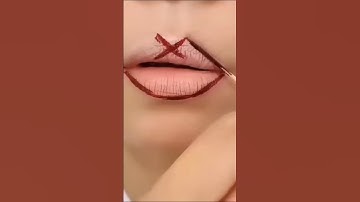 Korean lipstick apply with toothpick #viralvideo #trendingshorts #ytshorts #shorts #trending #viral
