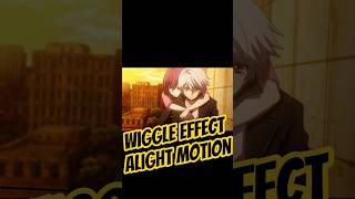 Wiggle Effect On Alight Motion #tutorial #edit #shorts