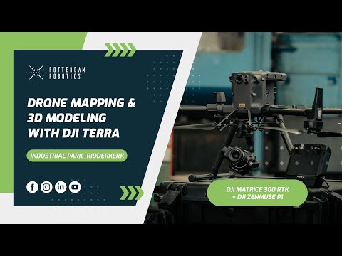 Drone mapping at a industrial park and creating a 3D modeling with DJI Terra.