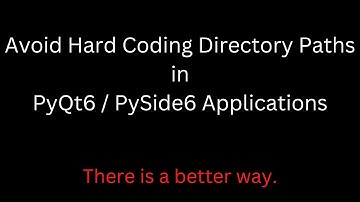 How to not hard code directory paths in Python.